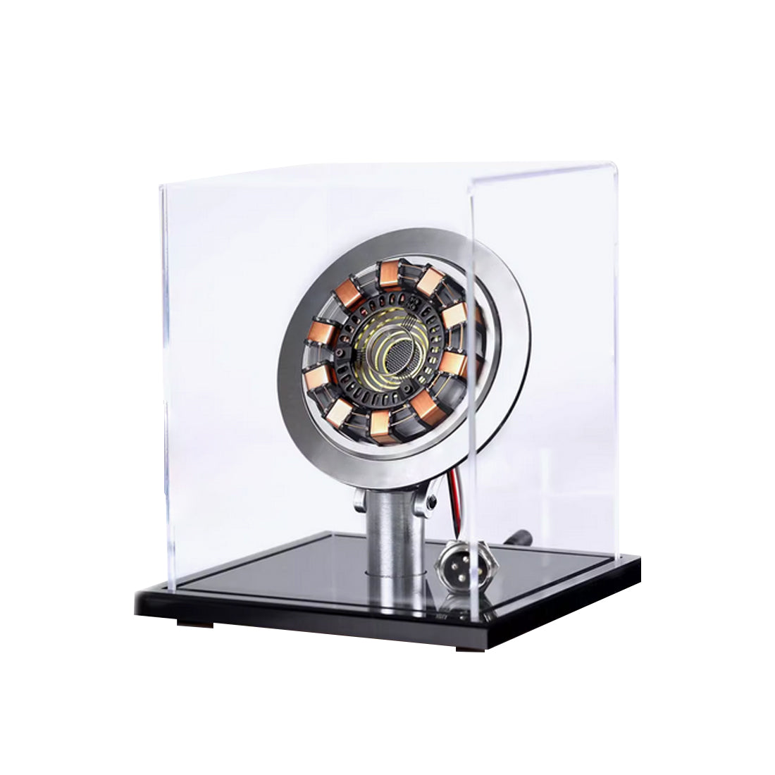 1/1 Scale MK1 Heart-shaped Arc Reactor Tech Desk Ornament (Metal Base Version) - cubertime