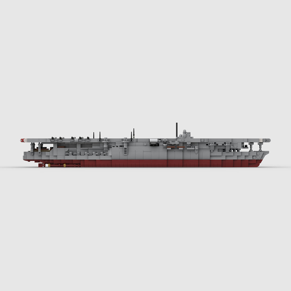 1/485 Scale WWII Kaga Japanese Navy Aircraft Carrier Military Building Blocks Set(1739PCS) - cubertime