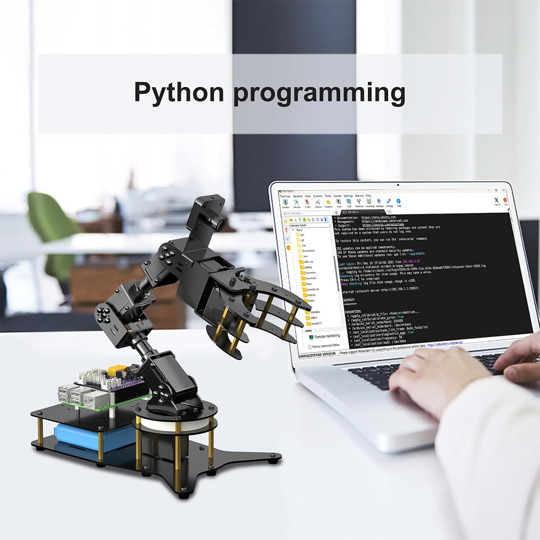 6-DOF Visual Recognition Robotic Arm with Voice Control & Python Programming for Jetson Nano - cubertime