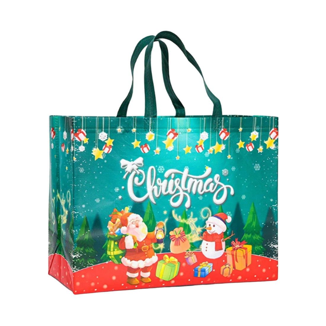 Christmas Non-Woven Holiday Tote Bag - cubertime
