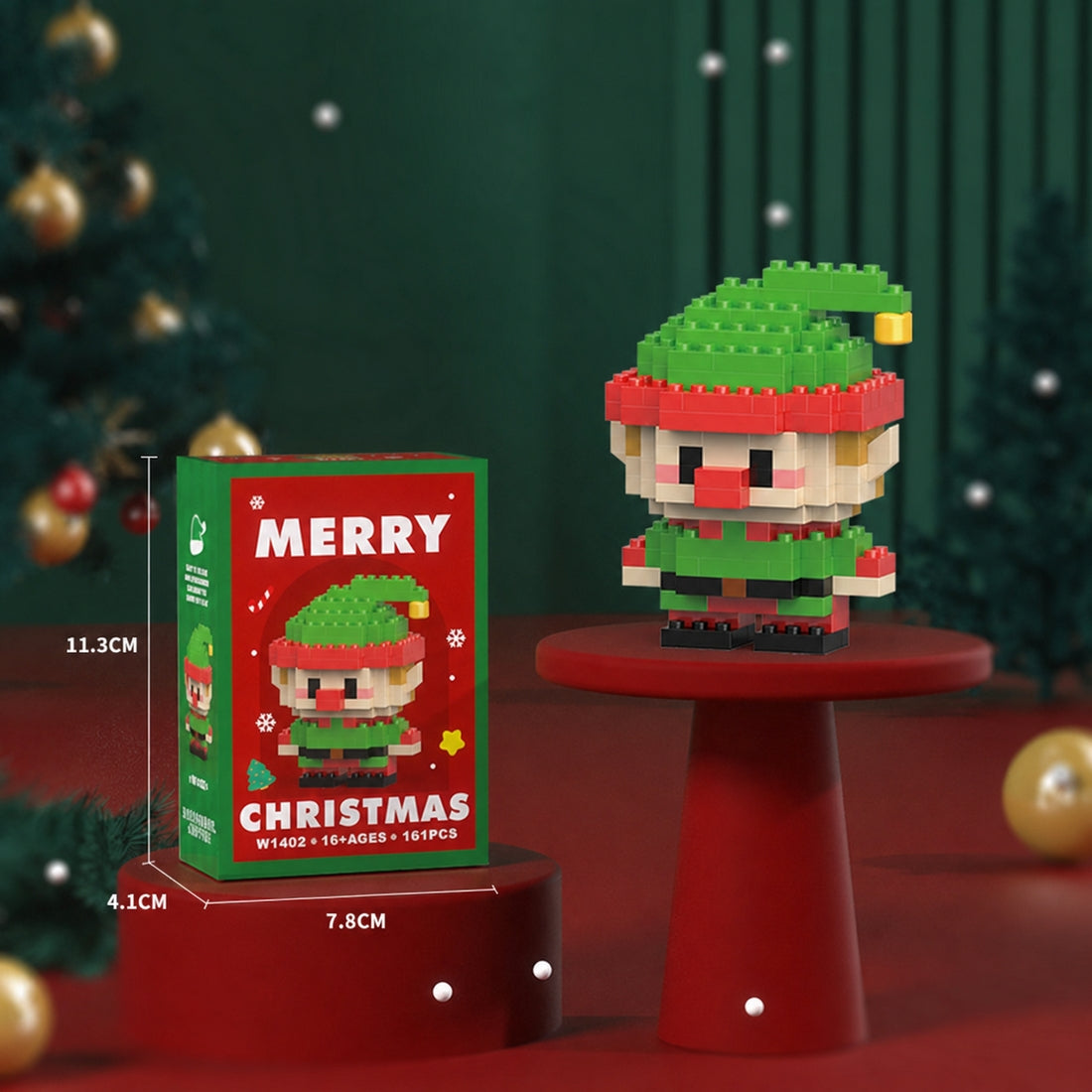 Christmas Series Mini Building Blocks Set - cubertime