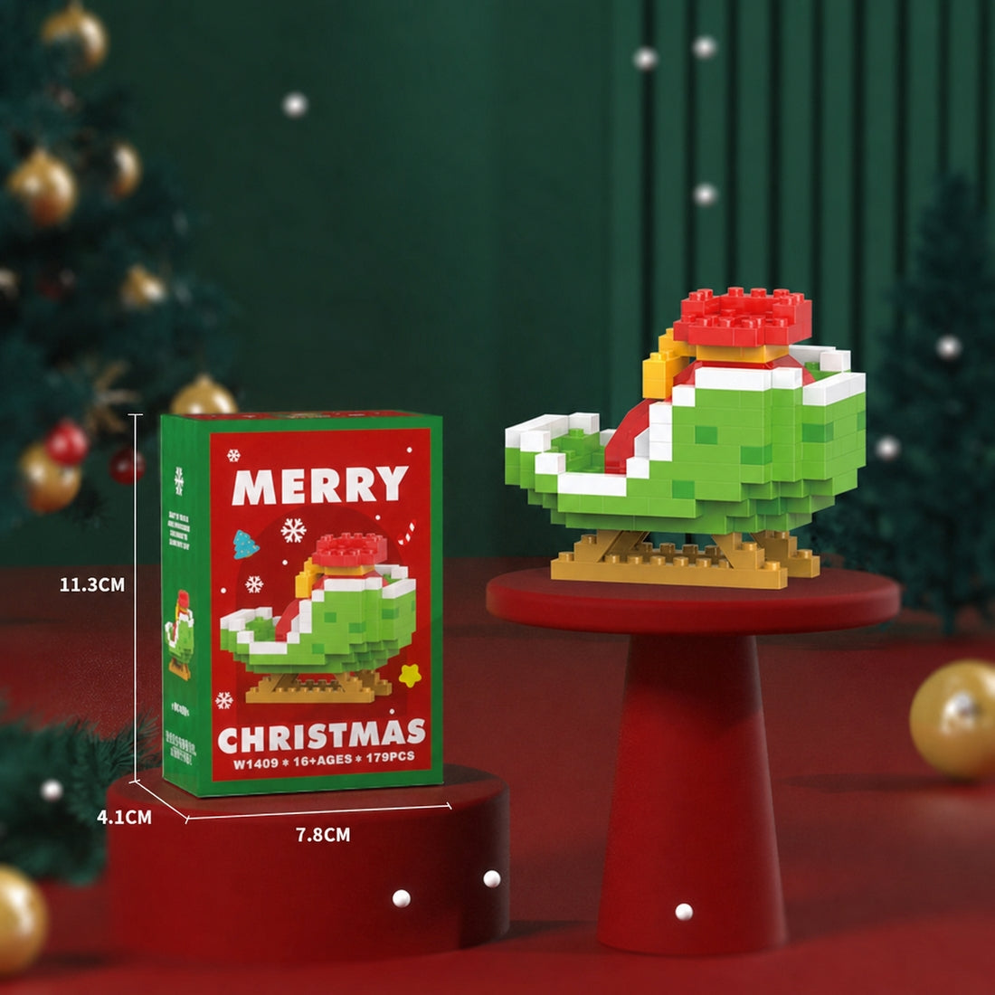 Christmas Series Mini Building Blocks Set - cubertime