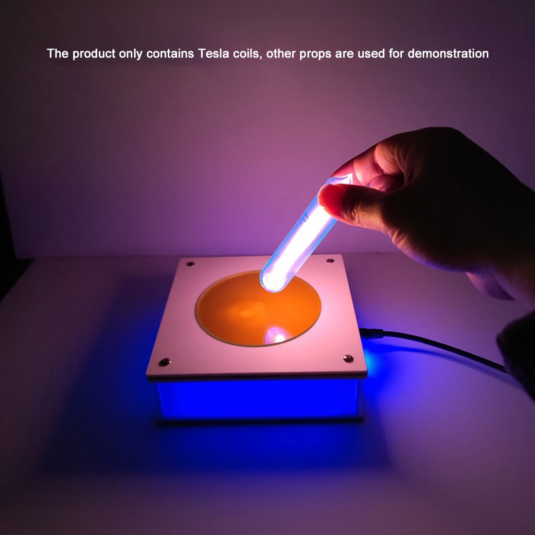 Coil for Isolated Electric Light Experimental Science and Technology Creative Gifts (Golden) - cubertime