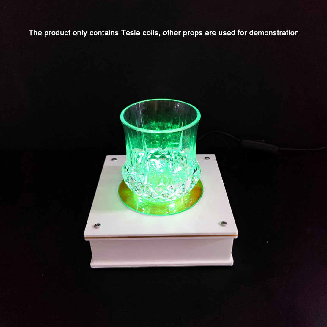 Coil for Isolated Electric Light Experimental Science and Technology Creative Gifts (Golden) - cubertime