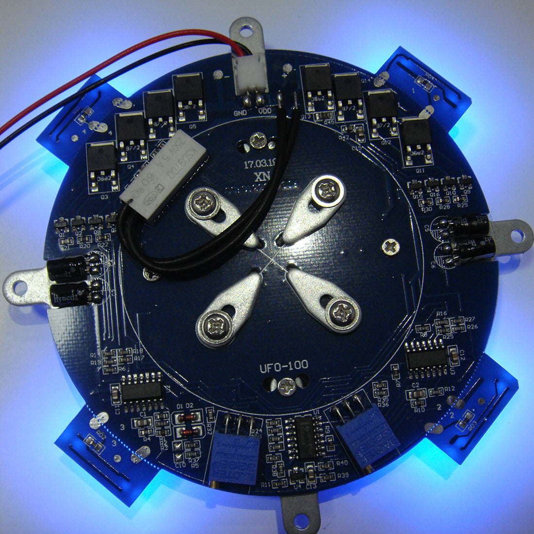 DIY Magnetic Levitation Module Magnetic Suspension Kit with LED Light (500g) - CUBERTIME