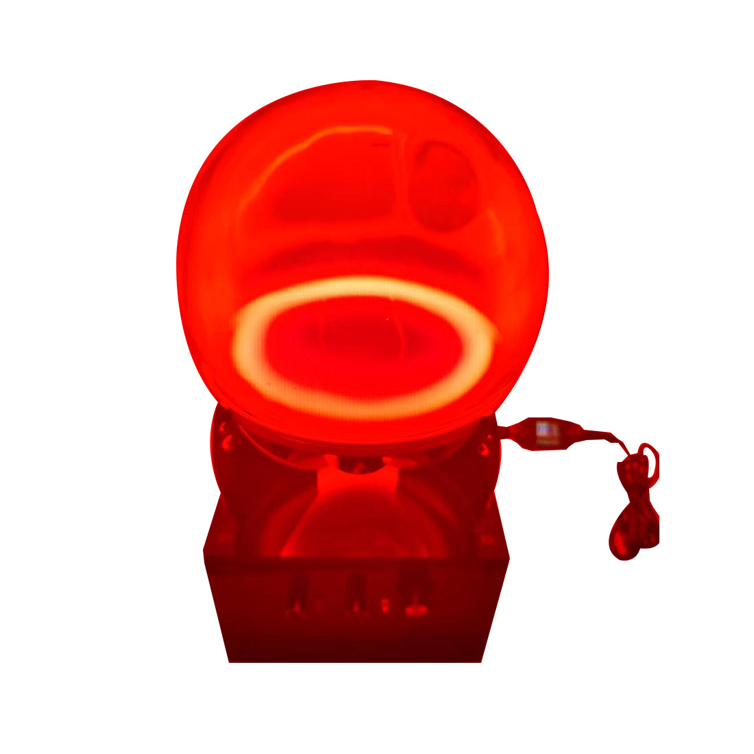 Glow Ring Reactor, Inert Gas Glow Sphere, High Frequency Energy Light Display, Desk Decoration Ion Globe (Neon Gas) - cubertime