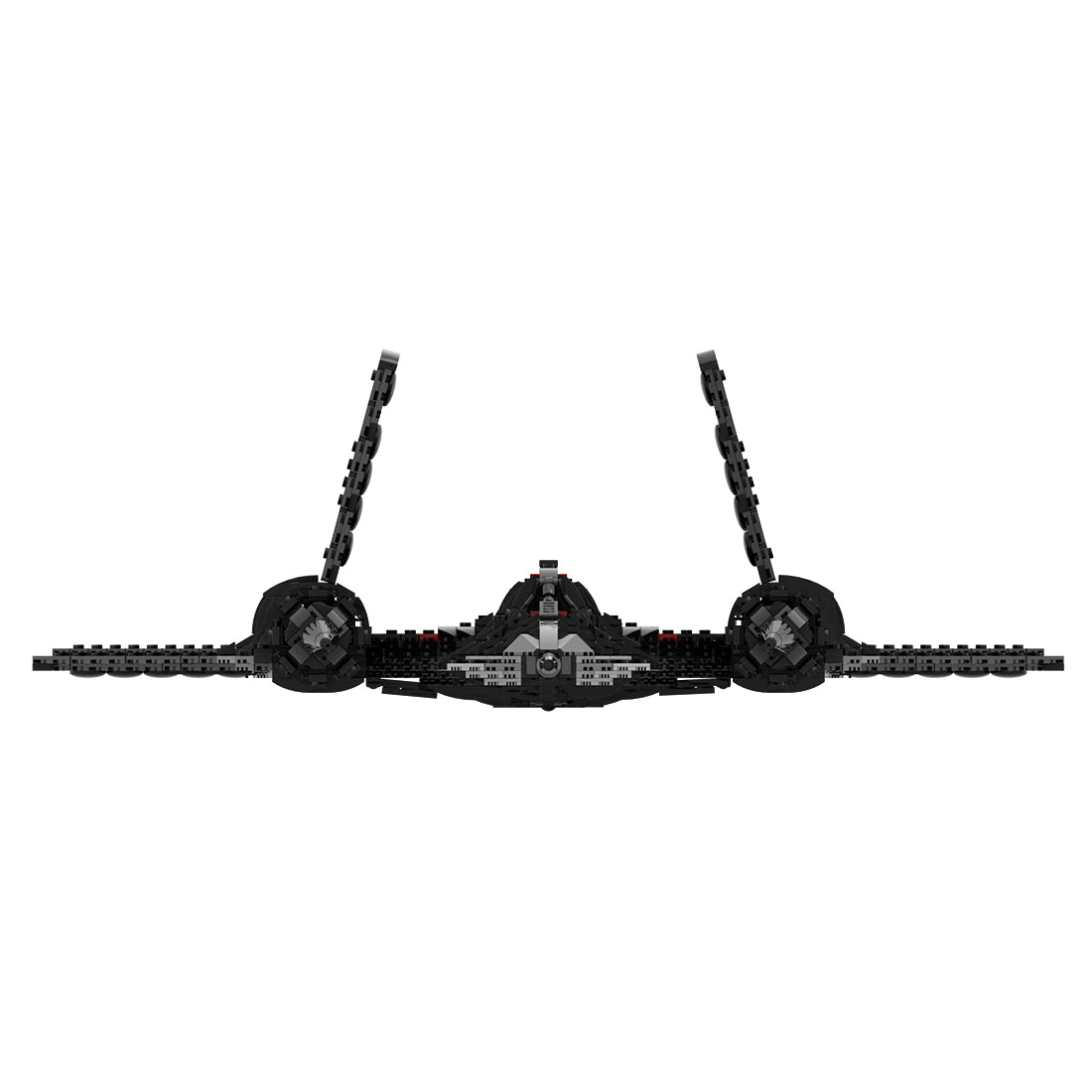 Lockheed SR-71 Blackbird High-Altitude Reconnaissance Aircraft Model Building Blocks Set(2981PCS) - cubertime