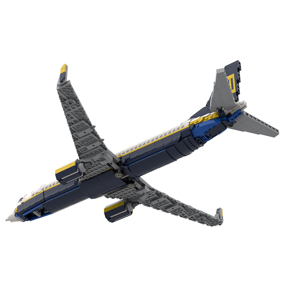 MOC-127217 1/80 Scale 737 Large Jetliner Model Building Blocks Toys Set (1118PCS) - cubertime