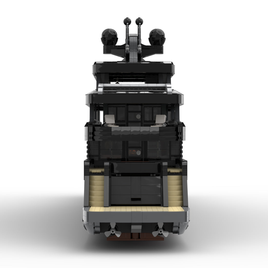MOC-157340 Large Luxury Yachts Model Assembly Building Blocks Set (16185PCS) - cubertime