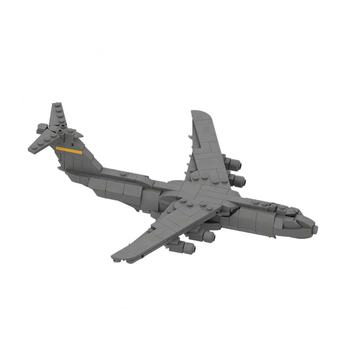 MOC-163191 C-5 GALAXY | Cargo - 1/300 Scale Active US Military Transport Aircraft Model Building Blocks Set (367PCS) - cubertime