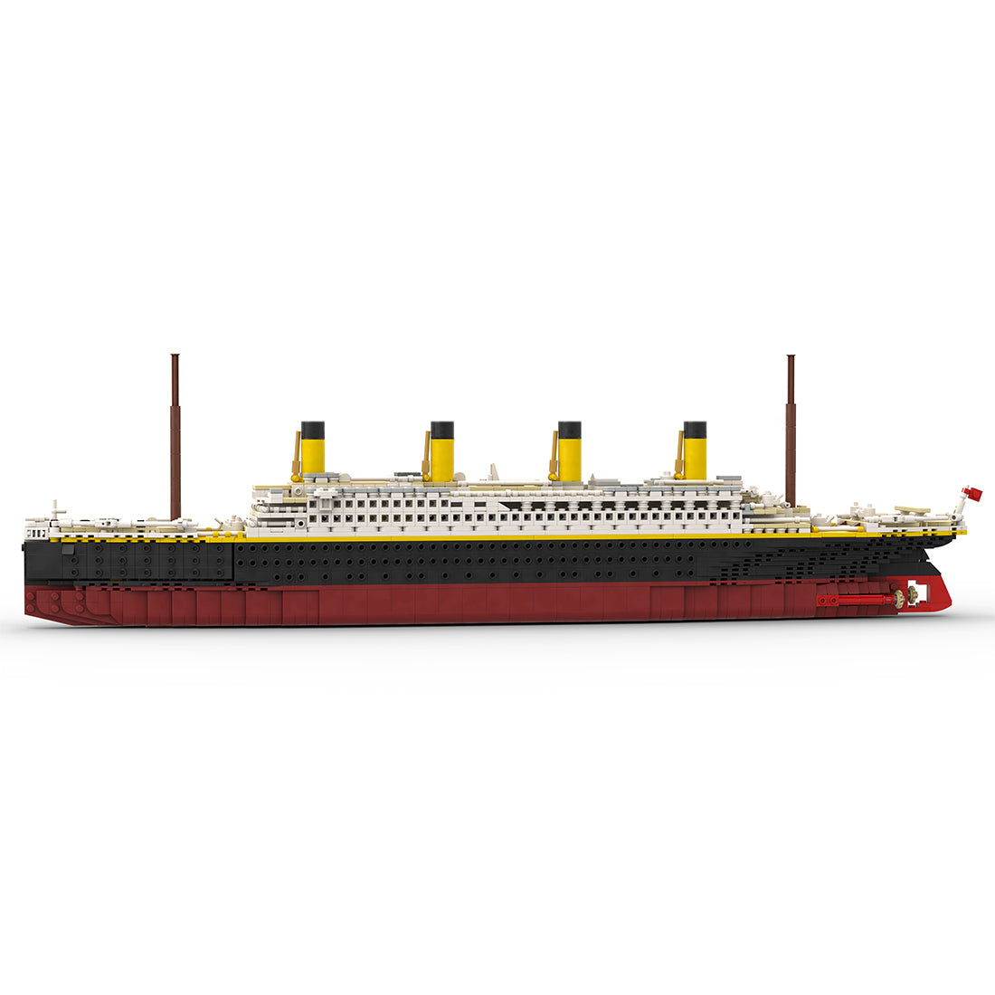 MOC-175743 1/400 Scale RMS Titanic Modern Cruise Ship Model Assembly Toy Small Particles Building Blocks Set (2439PCS) - cubertime