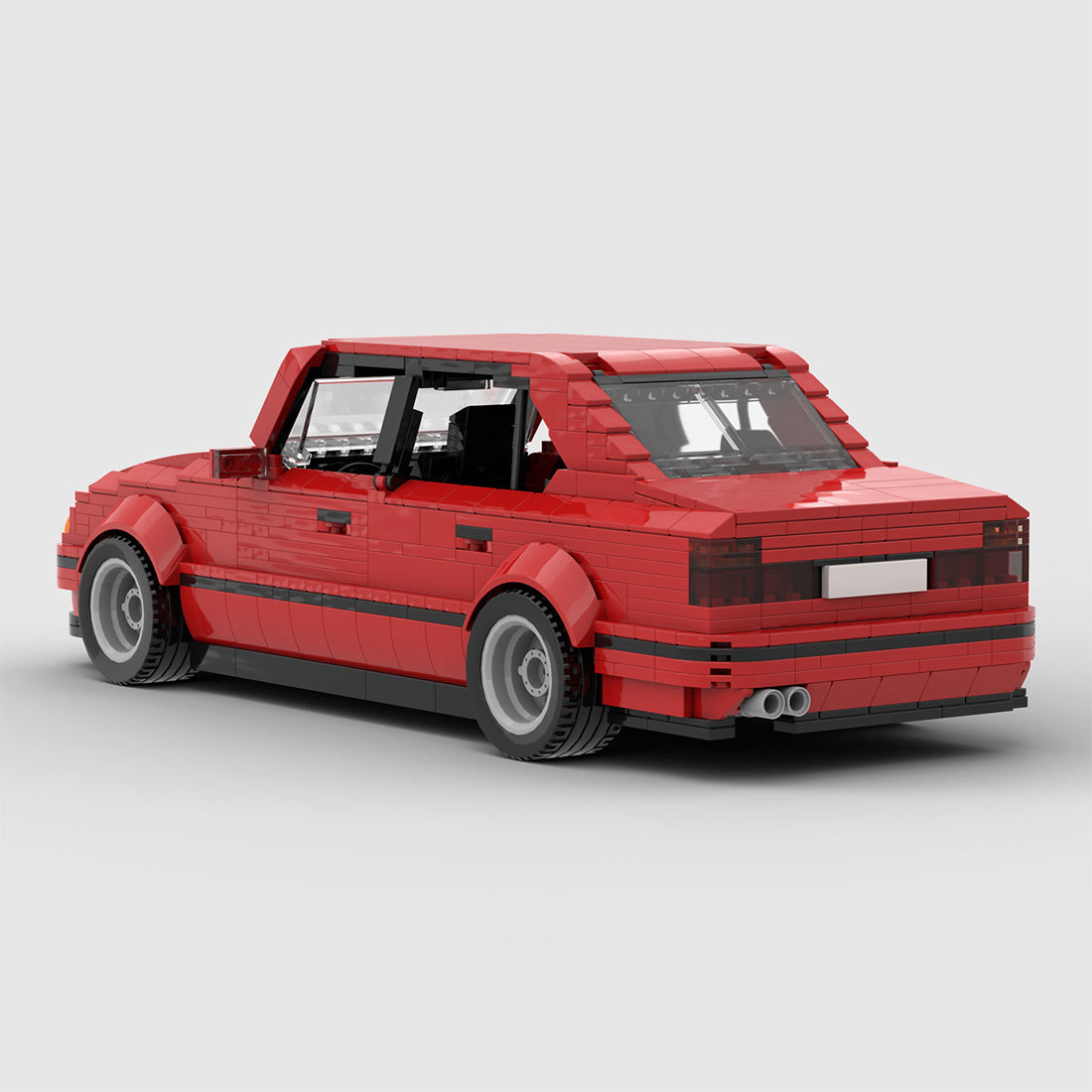 MOC-196721 Classic German Vintage Sports Sedan Building Block Model, Detailed Interior with Opening Doors and Hood, Collectible Display Construction Set (1525PCS) - cubertime