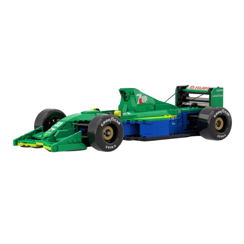 MOC-213339 1/16 Scale Jordan 191 1991 F1 Race Car Building Blocks Set(717PCS) - cubertime