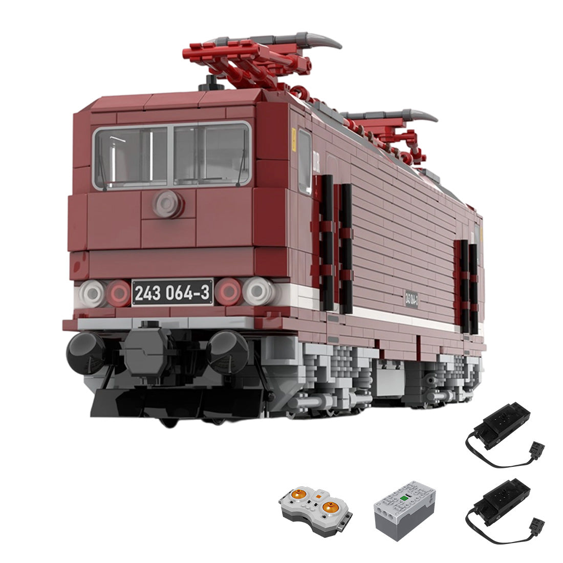 MOC-221512 BR243 German Trian Builidng Blocks Set (Dynamic Version/1328PCS) - cubertime