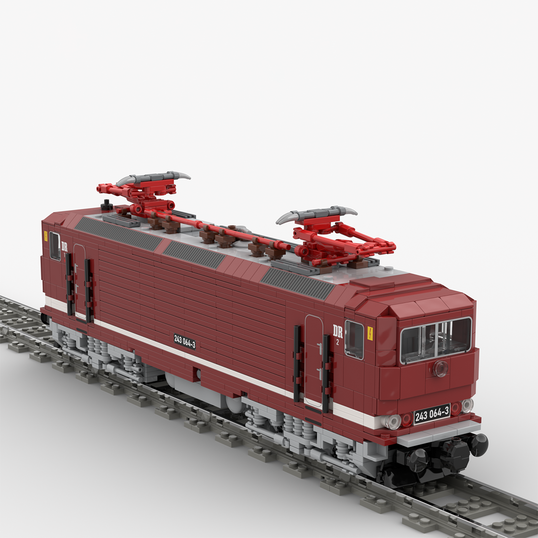 MOC-221512 BR243 German Trian Builidng Blocks Set (Dynamic Version/1328PCS) - cubertime