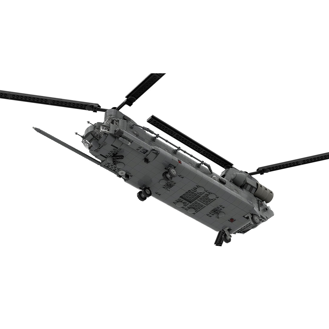 MOC-227856 1/35 Scale Heavy Lift Transport Helicopter Building Blocks Set - cubertime