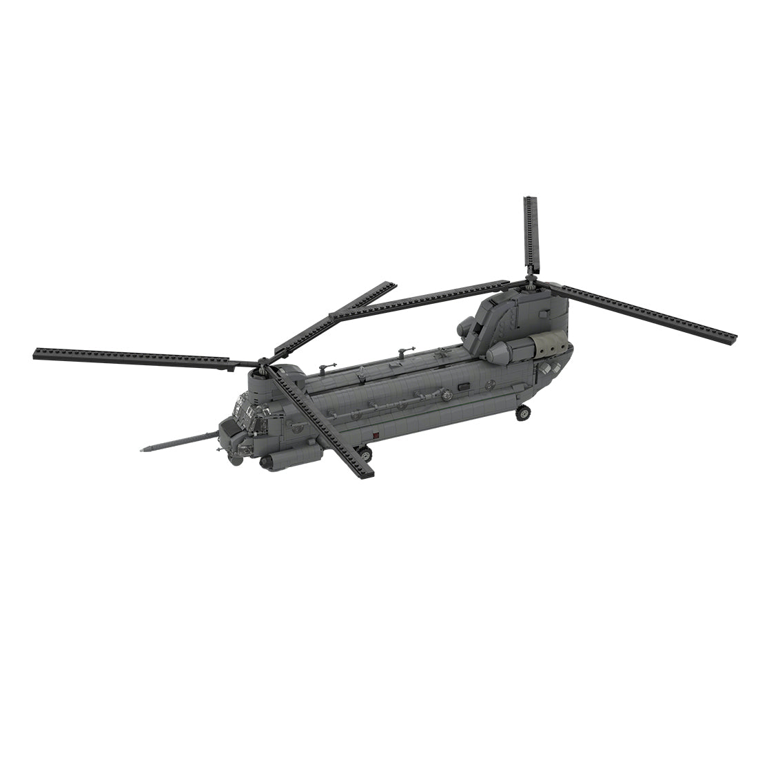 MOC-227856 1/35 Scale Heavy Lift Transport Helicopter Building Blocks Set - cubertime