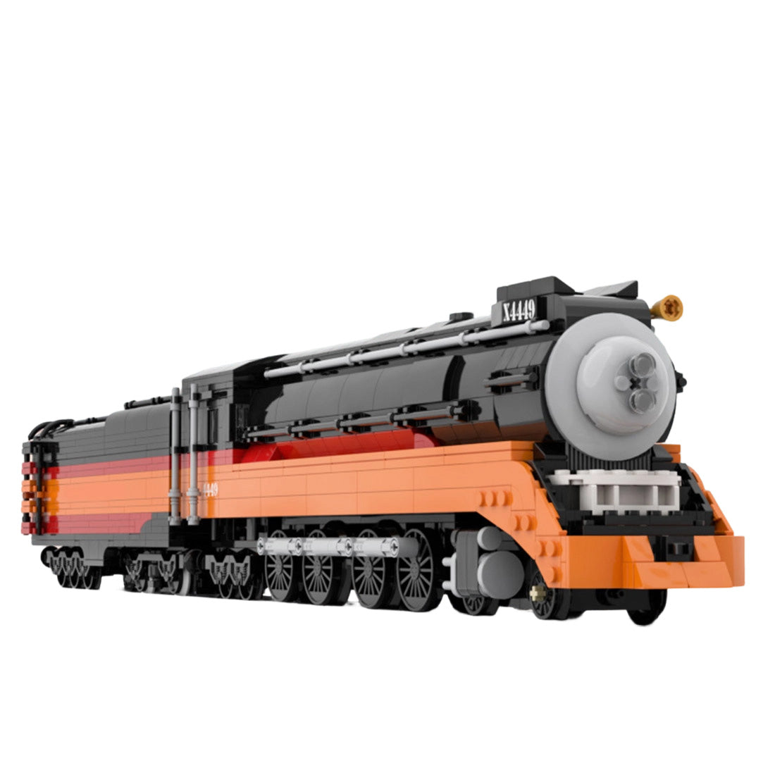 MOC-239216 Vintage Steam Locomotive Building Blocks Set(1243PCS) - cubertime