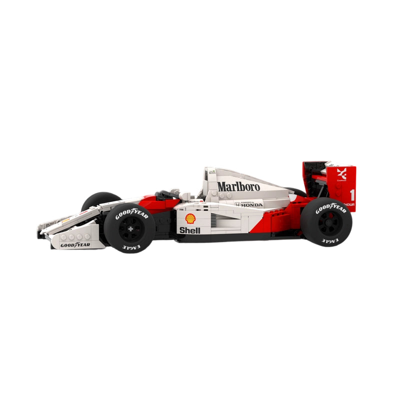 MOC-247636 McLaren MP4/6 1991 F1 Race Car Model Building Blocks Set(866PCS) - cubertime