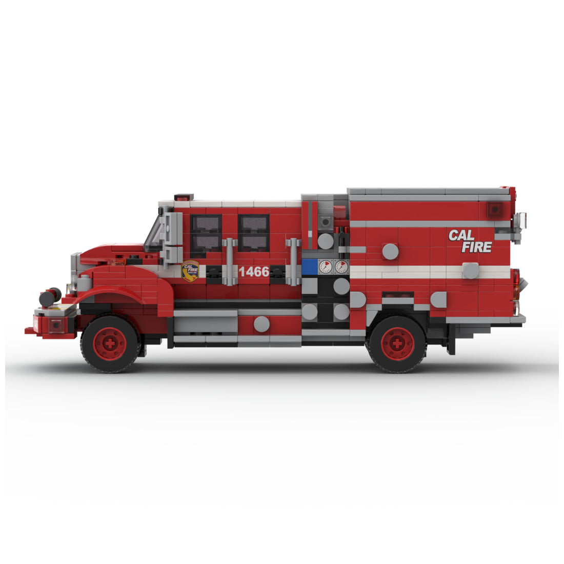 MOC-252484 Forest Fire Truck Building Blocks Set, Type III Brush Engine Fire(767PCS)