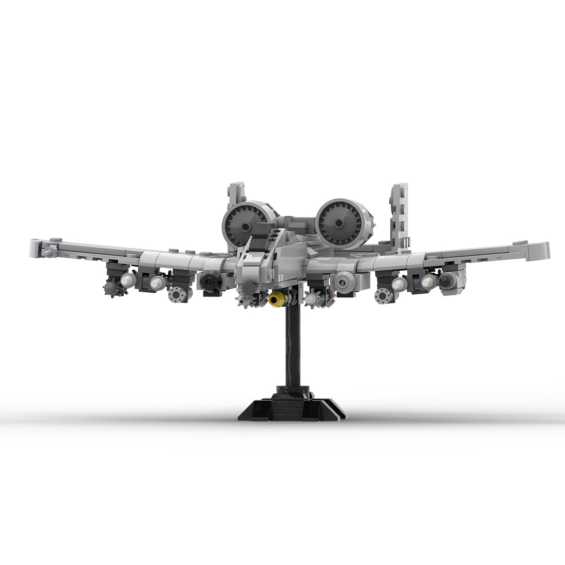 MOC-266619 1/70 Scale A-10 Building Block Set, Military Attack Aircraft Model, Classic Close Air Support Aircraft MOC Building Kit for Display and Collectors(334PCS) - cubertime