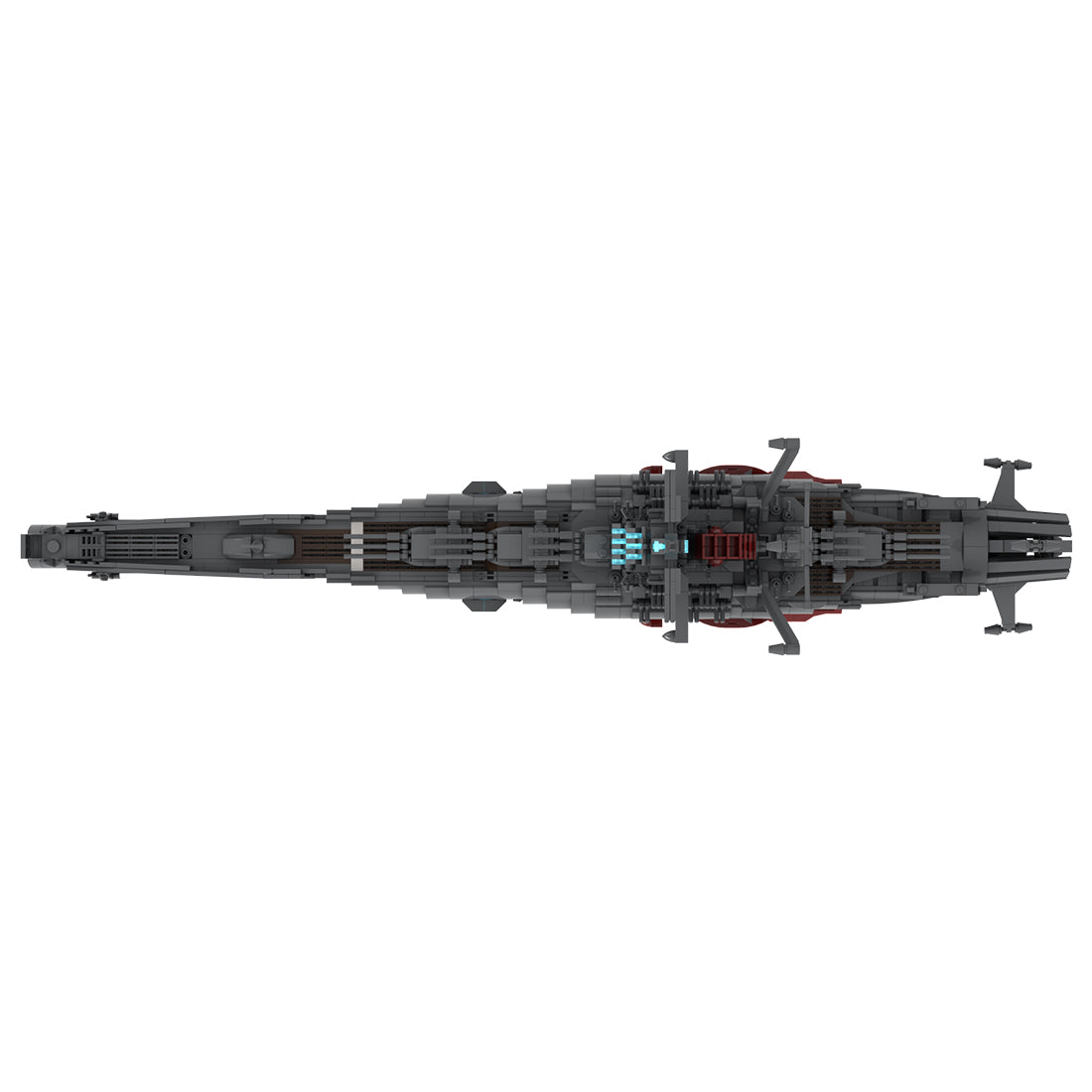 MOC-81382 Naval Battleship Model Building Blocks Set (2434PCS) - cubertime