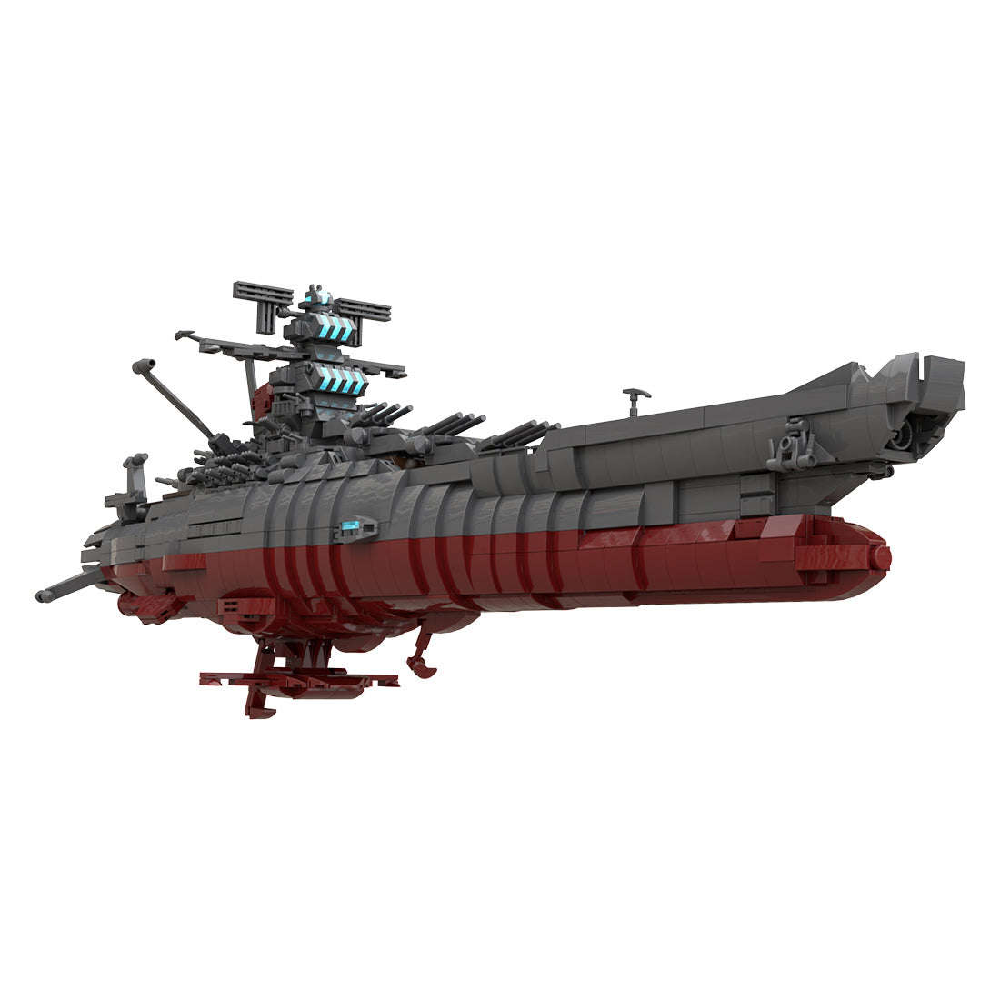 MOC-81382 Naval Battleship Model Building Blocks Set (2434PCS) - cubertime