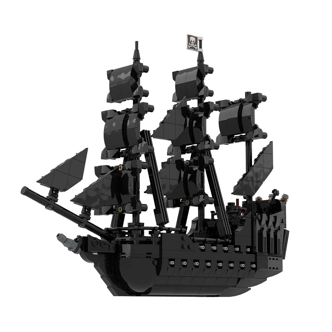 MOC-84574 Pirate Black Pearl Ship Model Building Blocks Set (1007PCS) - cubertime
