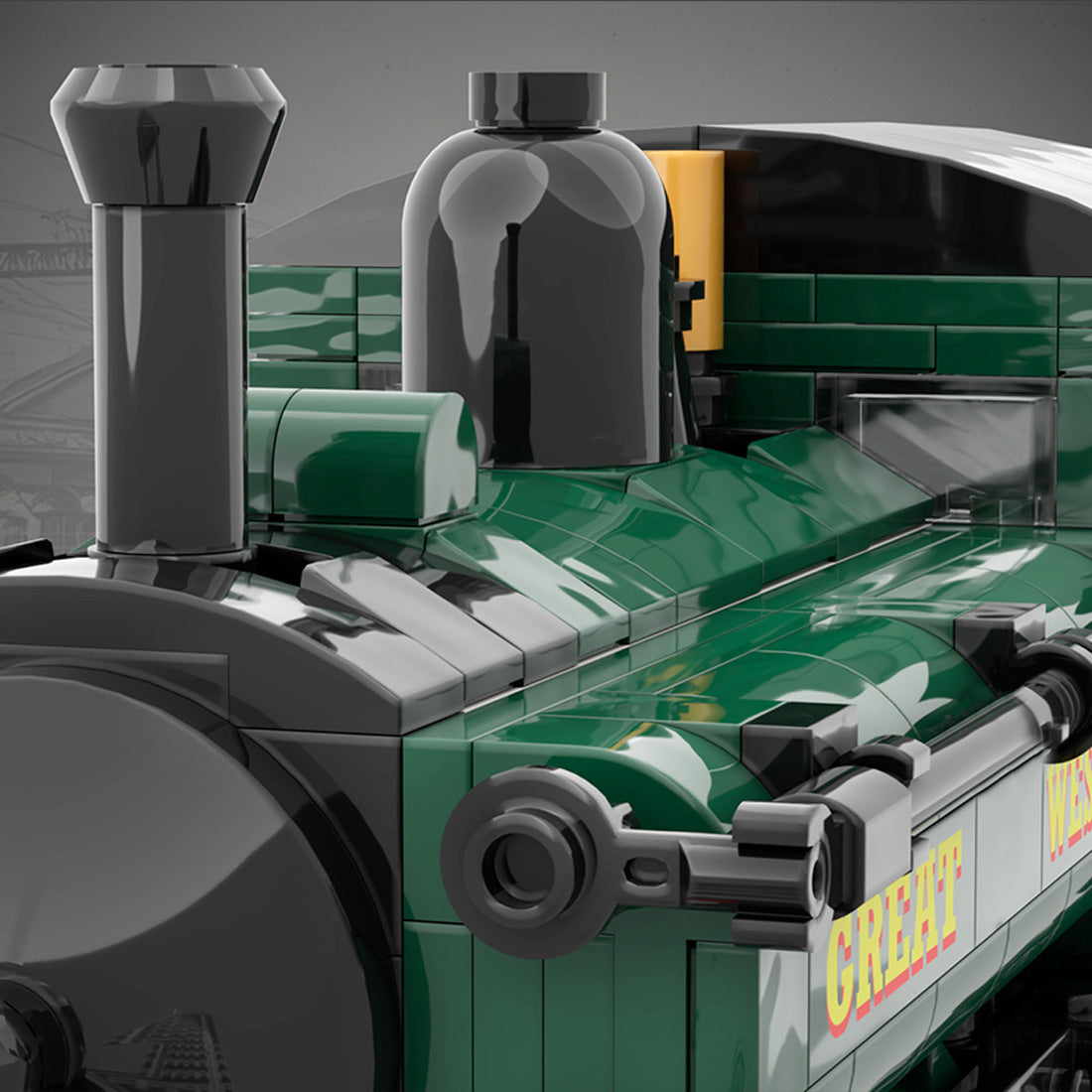 MOC-91327 Locomotive britannique GWR-5700 – Jeu de construction (418 pièces)