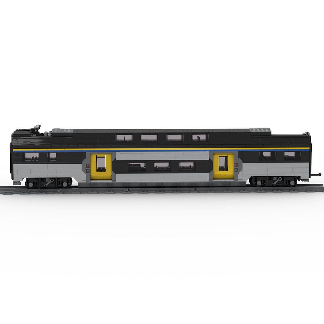 MOC ETR521"Rock" Italian Train Set, ETR Passenger Train Building Blocks Carriage Model(1419PCS) - cubertime