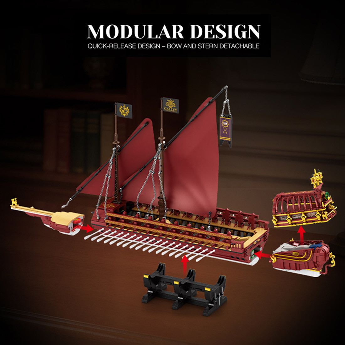 MOC Historic Naval Sailing Warship - CUBERTIME