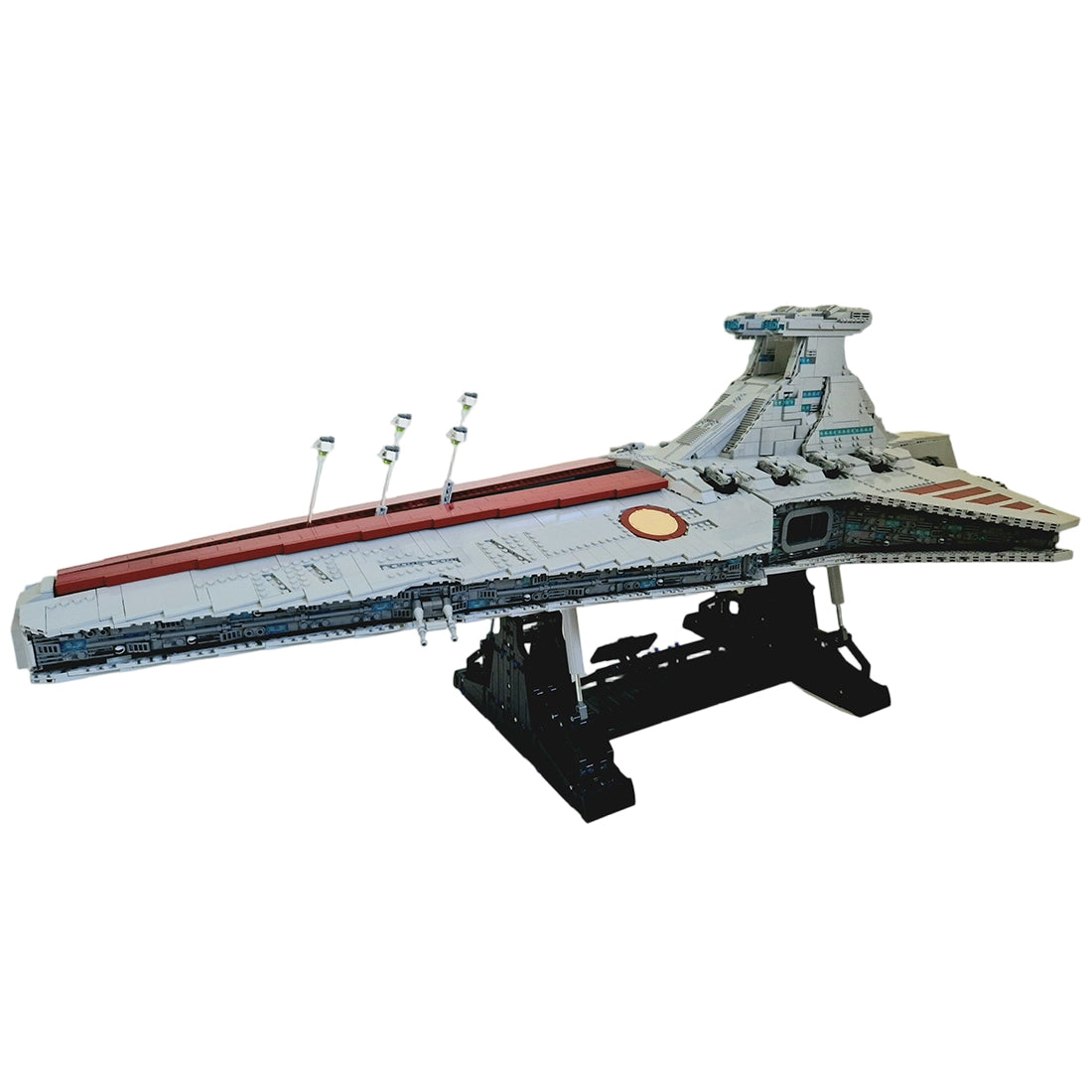MOC RC Venator-class Republic Attack Cruiser Galactic Model Building block set(9915PCS) - cubertime