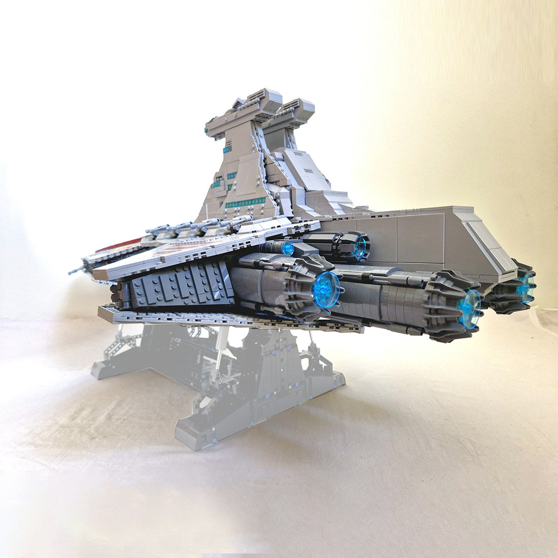 MOC RC Venator-class Republic Attack Cruiser Galactic Model Building block set(9915PCS) - cubertime