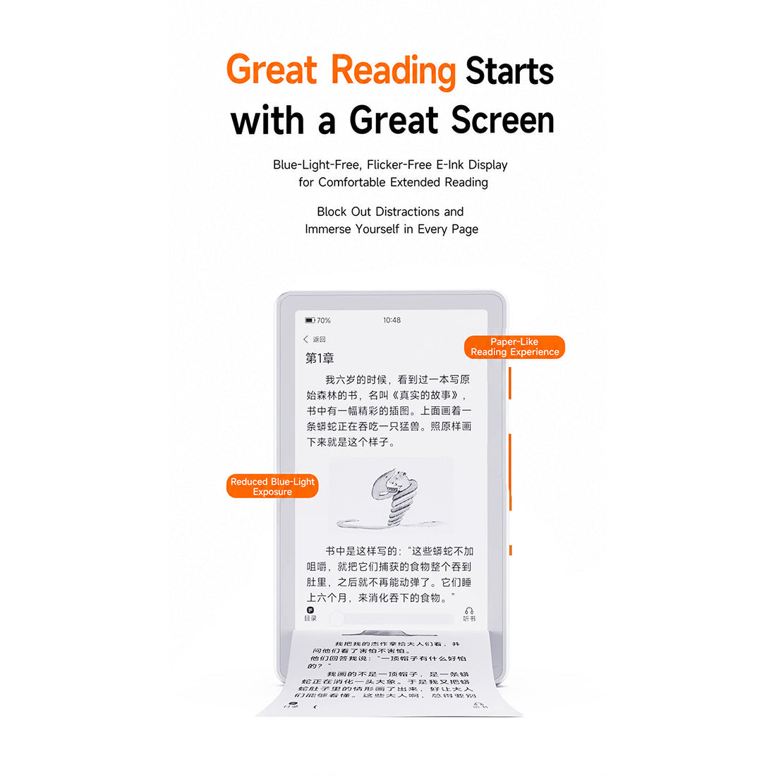 Metalio E-Ink 4 AI E-Reader, 3.97-Inch 235 PPI E-Ink Touchscreen, Ultra-Lightweight 70 g Portable Ebook Reader with Voice AI, AI Drawing, Audiobook Playback, Open-Source Firmware(Wi-Fi Version) - cubertime