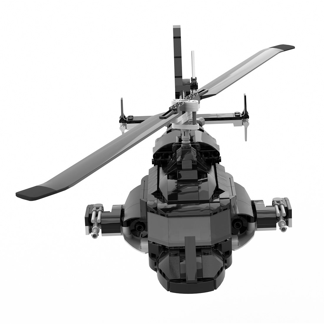 Mocsage MOC-149250 Helicopter Model Assembly Toy Building Blocks Set Creative Ornament - cubertime