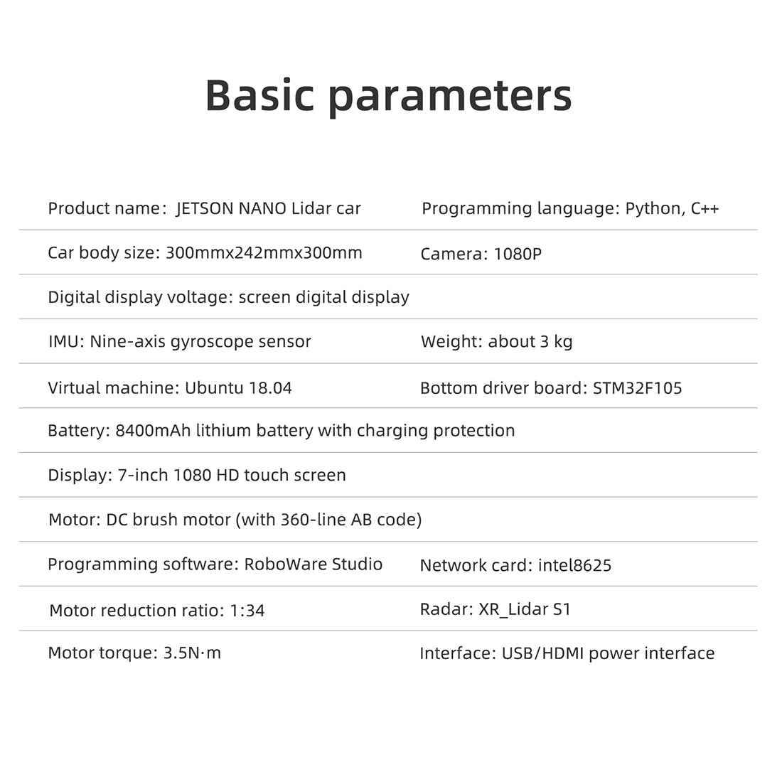 Robot Car Kit, Tracked Robot Vehicle with LiDAR SLAM Mapping Navigation, ROS-Based Development Platform with Jetson Nano Controller - cubertime