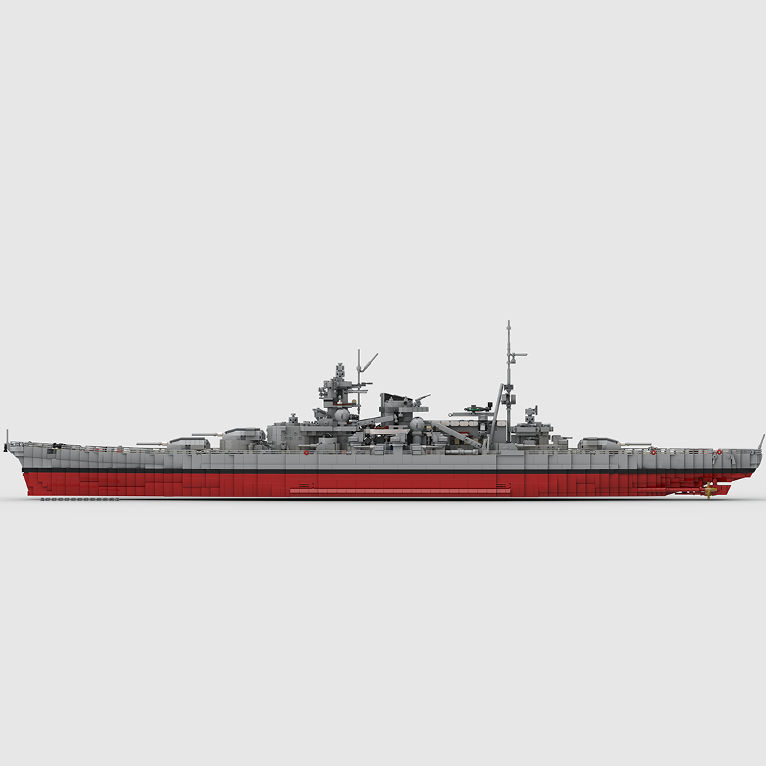Scharnhorst Class Battleship Building Blocks Set (6457PCS) - cubertime