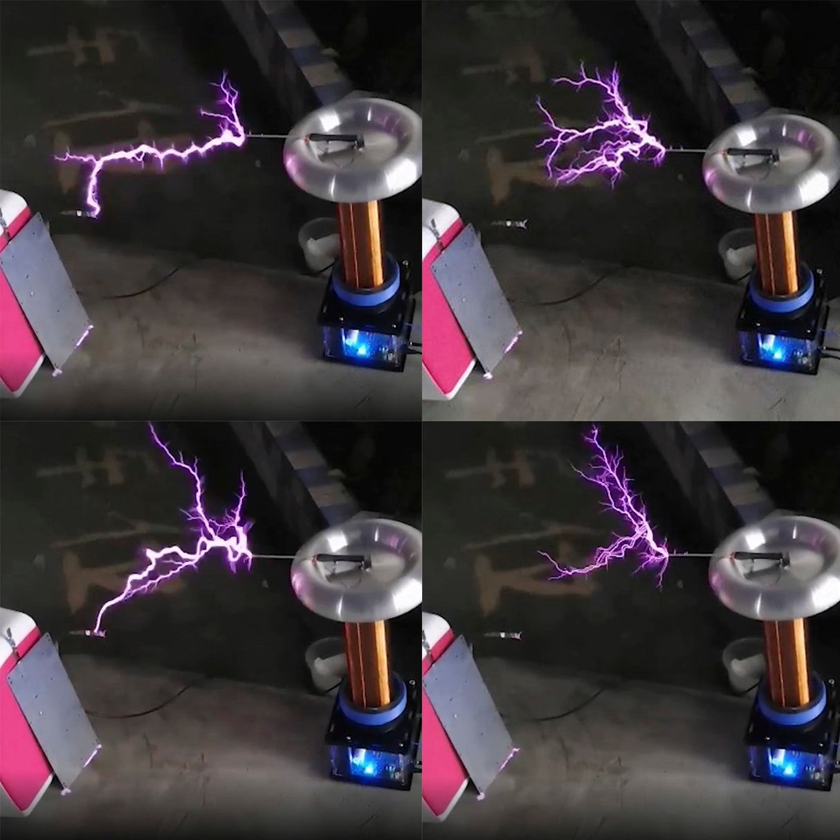 Stark Large Tesla Coil Inductive Arc Music Tesla Coil Experimental Toy High-tech Toy - cubertime