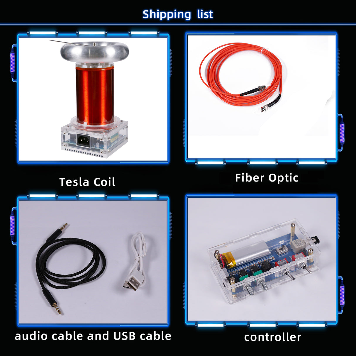 Stark SSTC Music Tesla Coil Integrated Arc Extinguishine Tesla Teaching Model High-tech Toy - cubertime