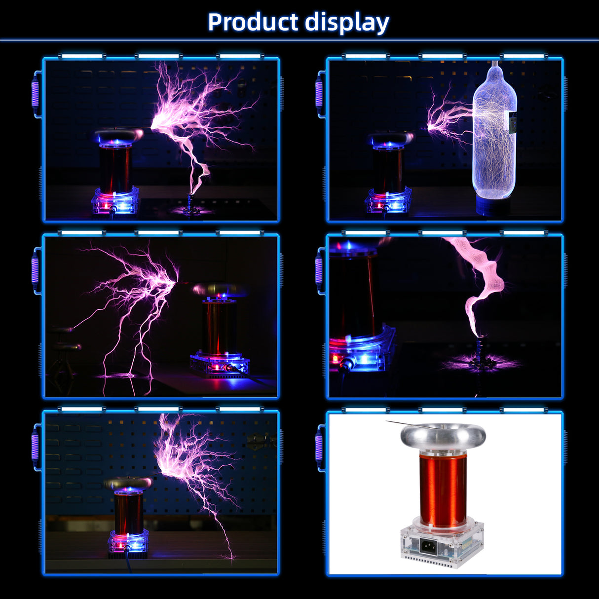 Stark SSTC Music Tesla Coil Integrated Arc Extinguishine Tesla Teaching Model High-tech Toy - cubertime