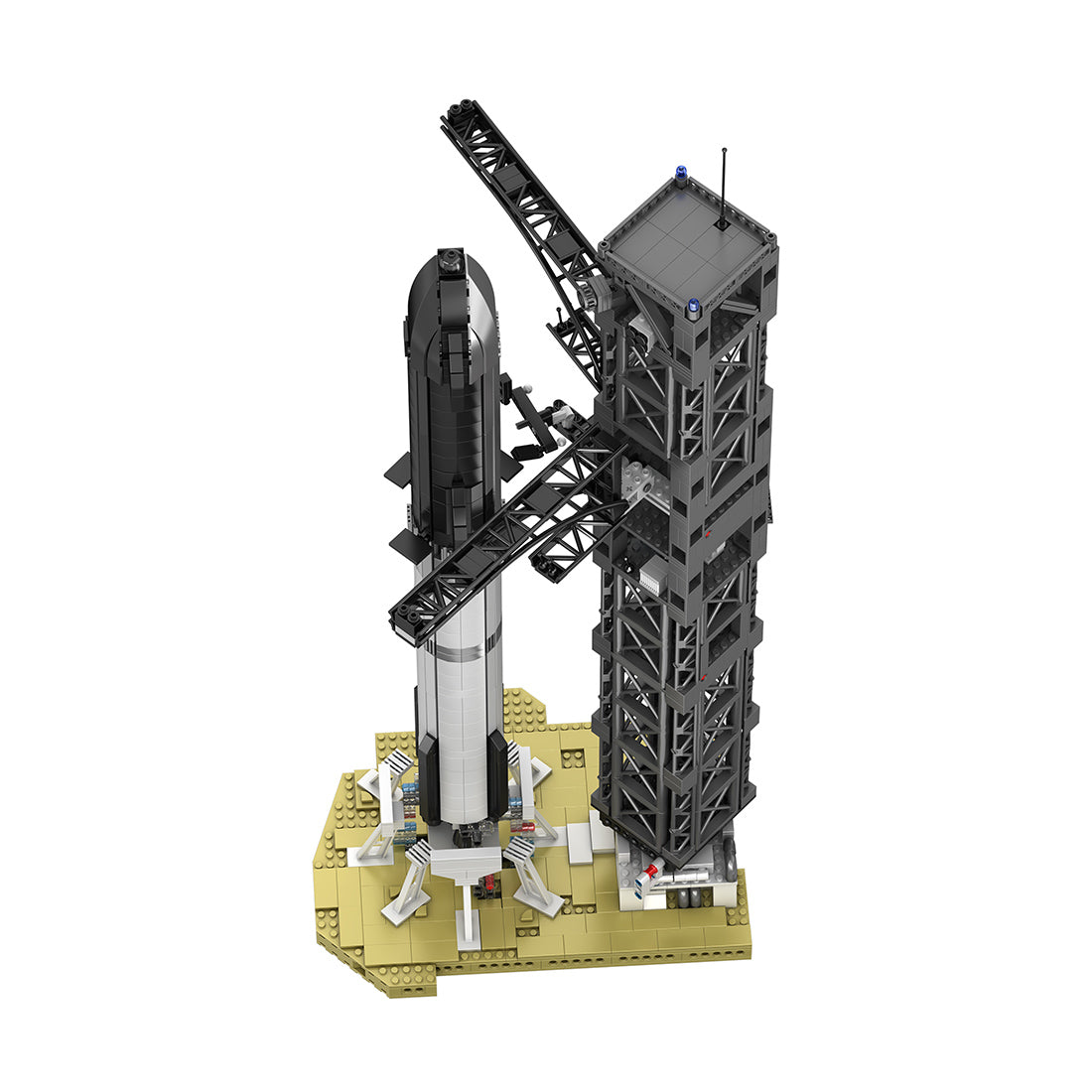 Starship Rocket Building Blocks Set (1763PCS) - cubertime