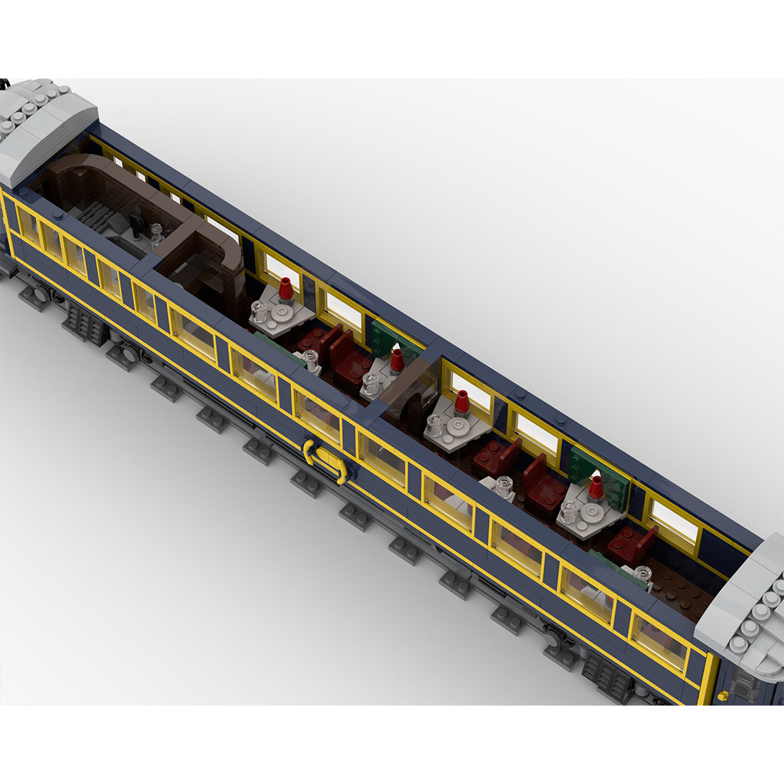 The Orient-Express of CIWL Trian Building Expansion Set(Static Version/2515PCS)- cubertime