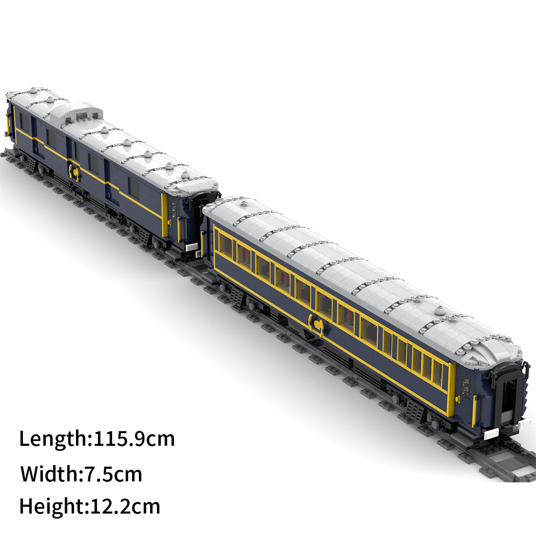 The Orient-Express of CIWL Trian Building Expansion Set(Static Version/2515PCS)- cubertime