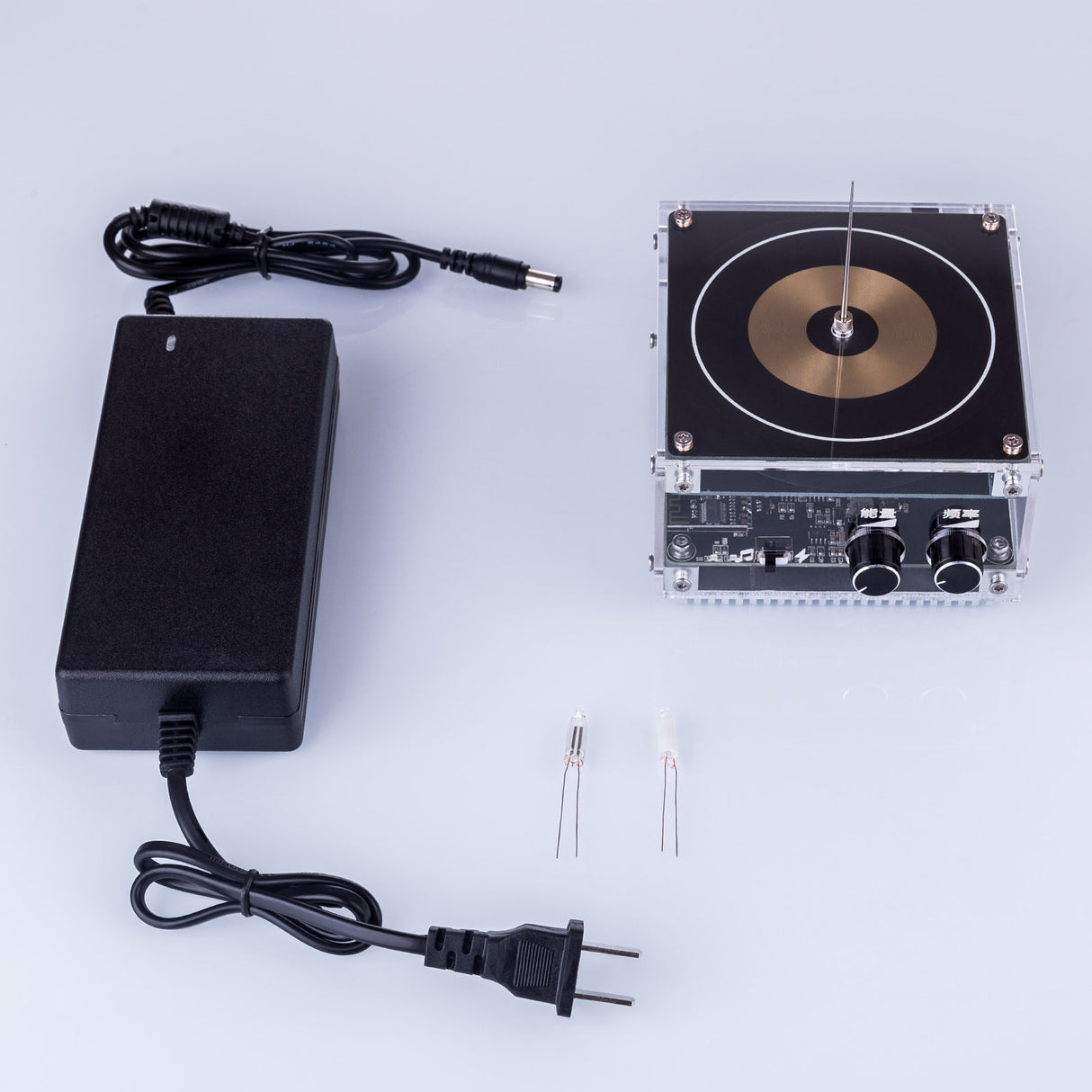 Vinyl Record Shape Bluetooth Music Coil with Long Arc and Bluetooth Music Dual Mode (US Plug/EU Plug) - cubertime