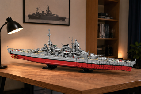 Scharnhorst Class Battleship Building Blocks Set – 6457 Pieces of WWII Naval History