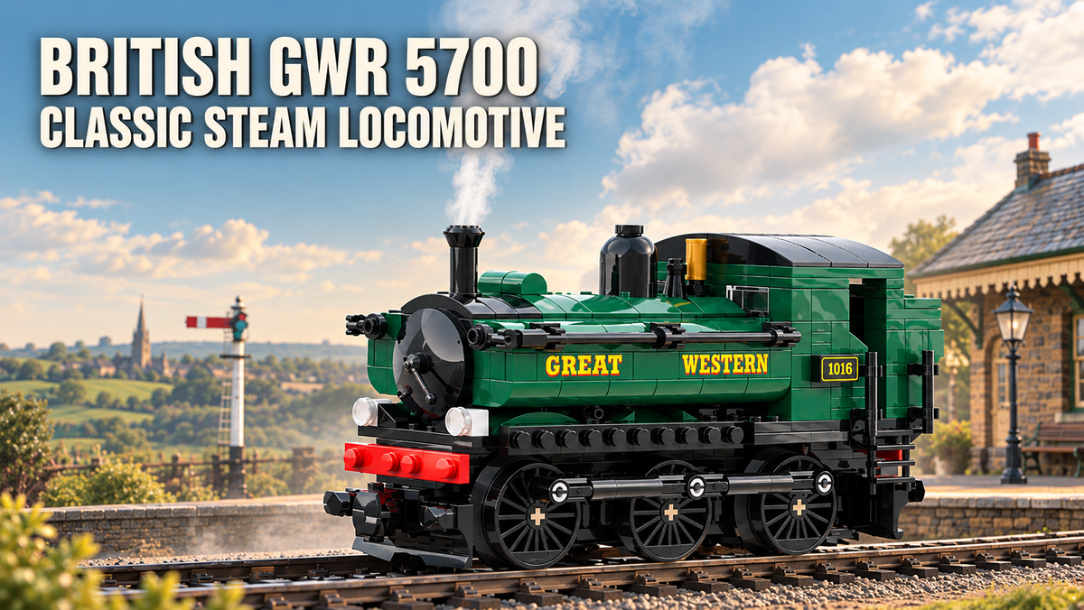 British GWR 5700 Locomotive: A Classic Steam Engine in Brick Form