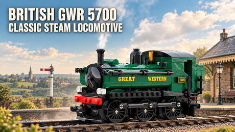 British GWR 5700 Locomotive: A Classic Steam Engine in Brick Form