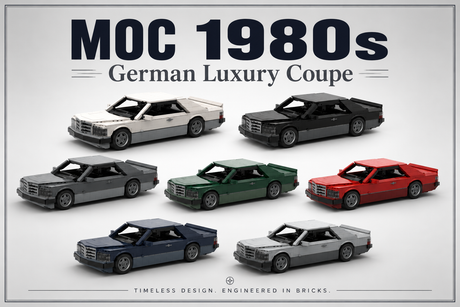 Build a 1980s German GT Coupe with Building Blocks