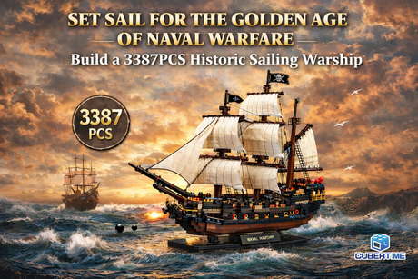 Build a 3387PCS Historic Sailing Warship