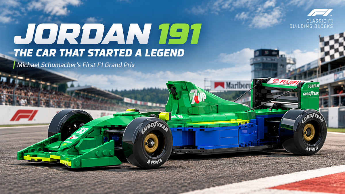 Jordan 191 Building Blocks: The Car That Started Michael Schumacher's F1 Career